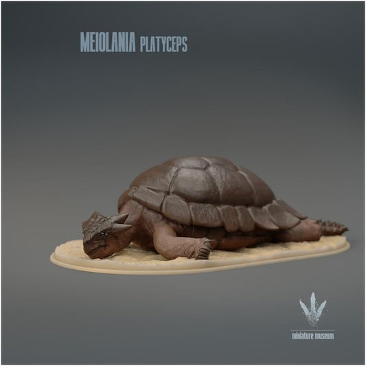 Meiolania platyceps : Resting - UNPAINTED - Miniature Museum