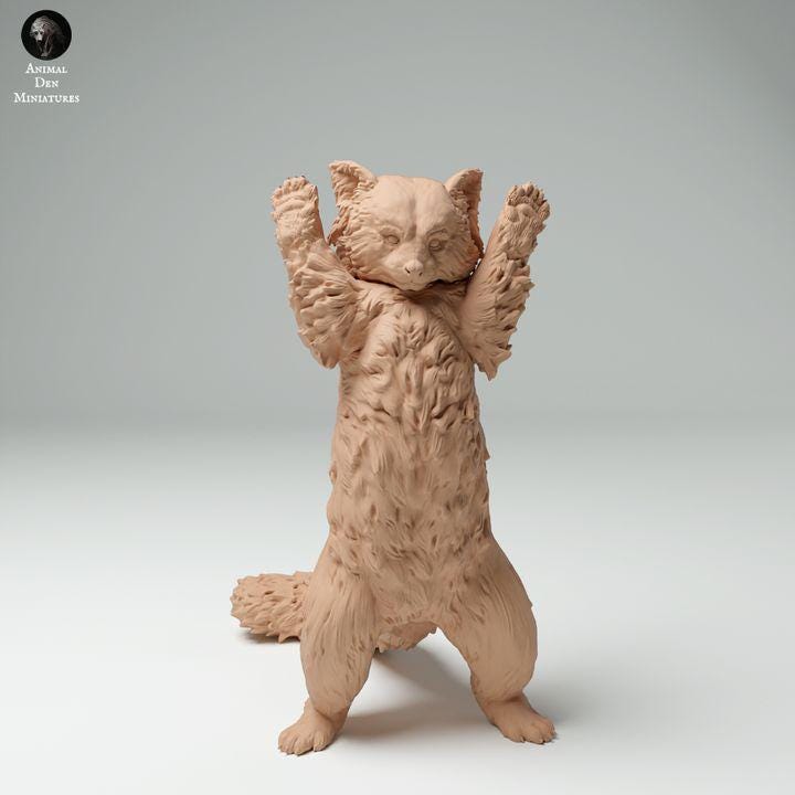 Red Panda - UNPAINTED - Animal Den Miniatures