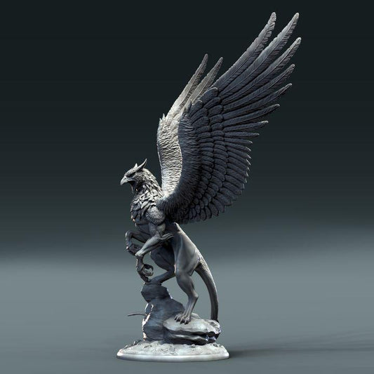 Griffin - UNPAINTED 3D resin figure - Clynche Art