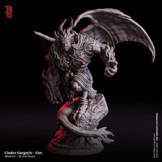 Cinder Gargoyle - Fire - Flesh of Gods