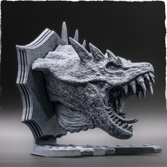 Mantis Dragon (head trophy) - UNPAINTED - Evox Arts