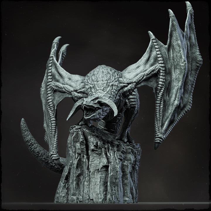 Skylash, the Gale Wing - Wyvern - UNPAINTED - Evox Arts