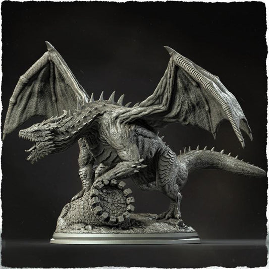 Emerald Dragon - UNPAINTED - Evox Arts