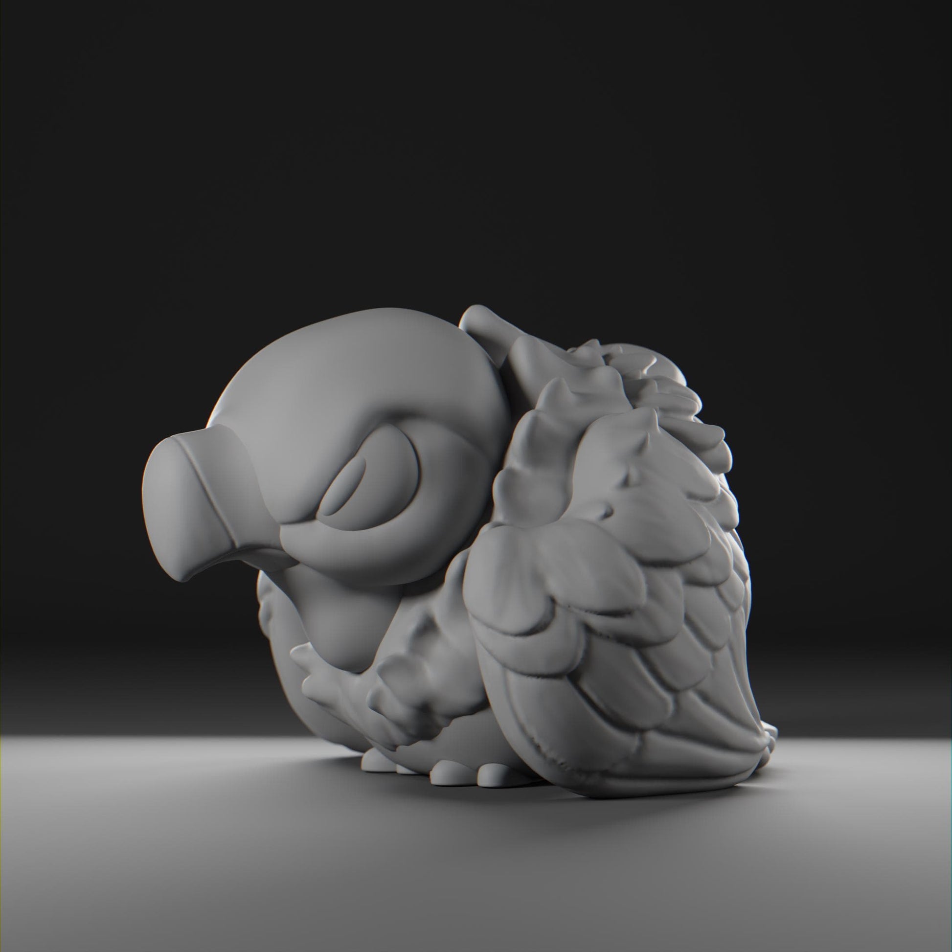 Vulturii - UNPAINTED - Grumpii Art Toy