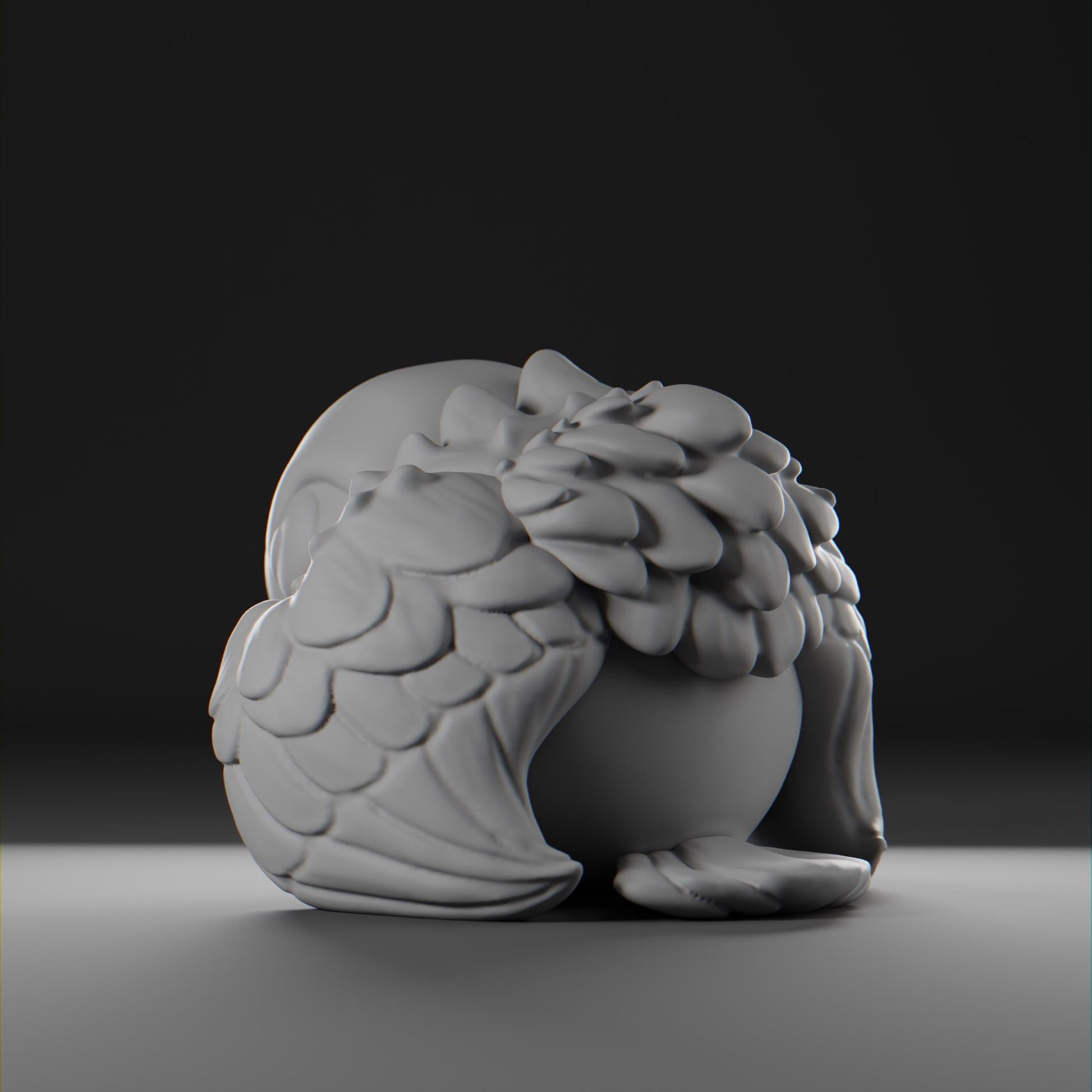 Vulturii - UNPAINTED - Grumpii Art Toy