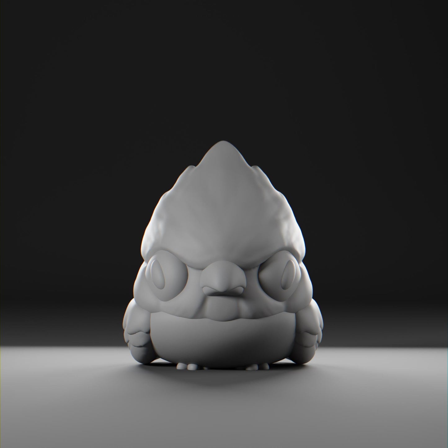 Cardii - UNPAINTED - Grumpii Art Toy