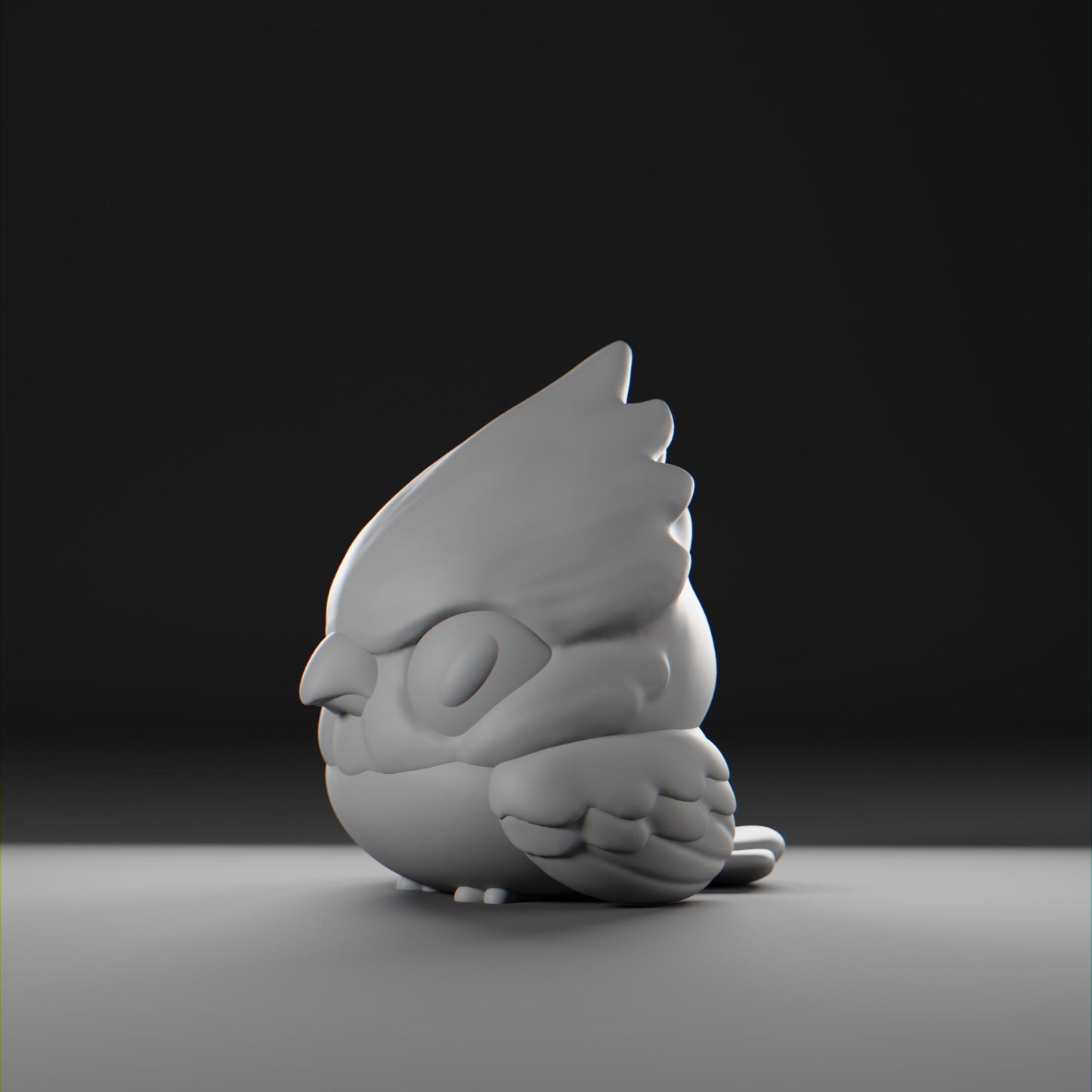 Cardii - UNPAINTED - Grumpii Art Toy