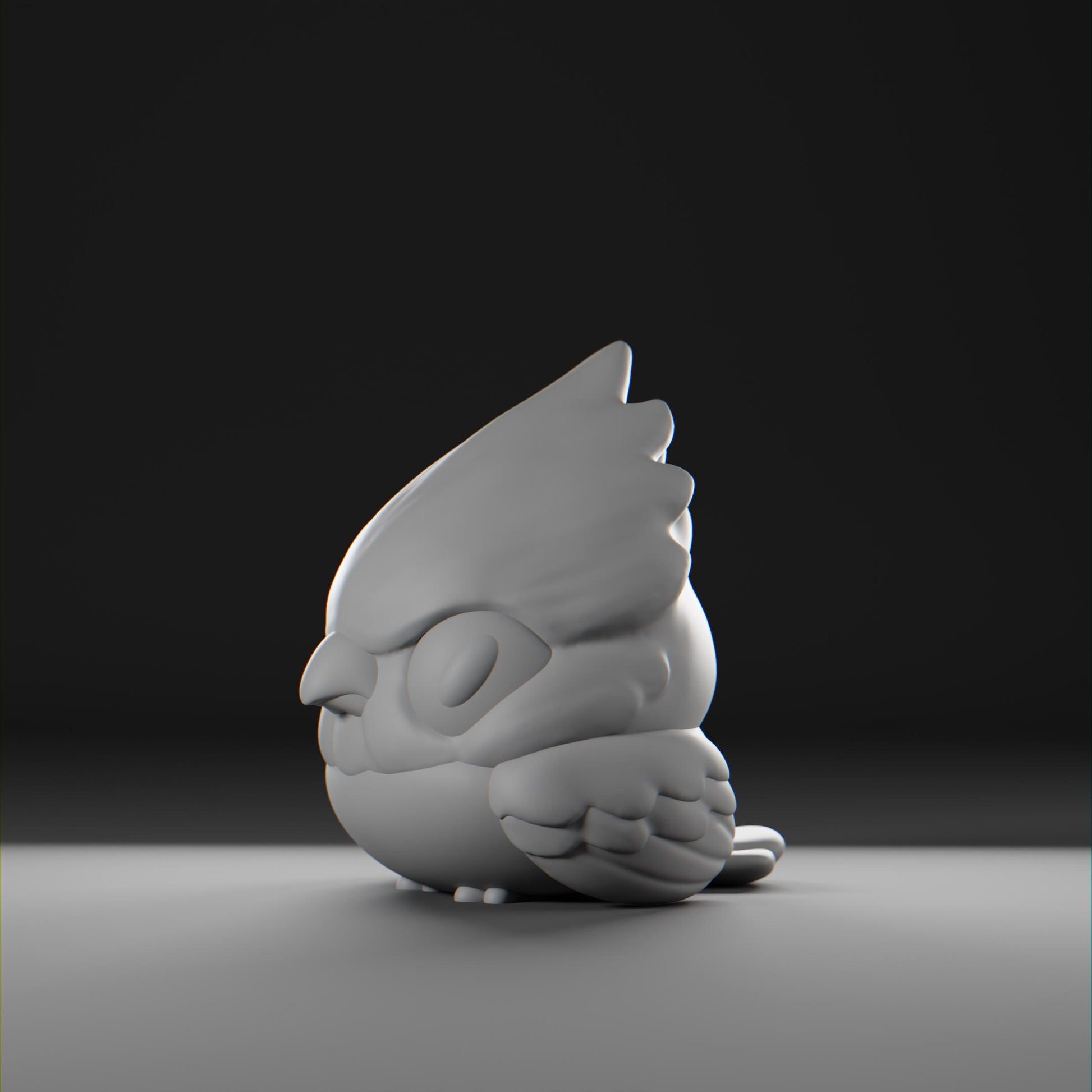 Cardii - UNPAINTED - Grumpii Art Toy