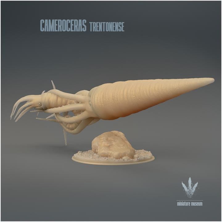 Cameroceras trentonense : Hunting - UNPAINTED 3D Figurine - Miniature Museum