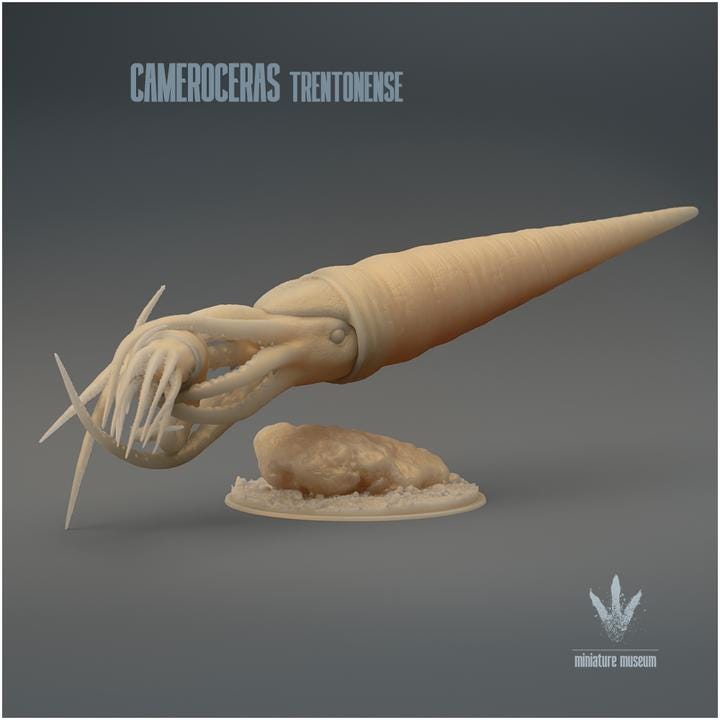 Cameroceras trentonense : Hunting - UNPAINTED 3D Figurine - Miniature Museum