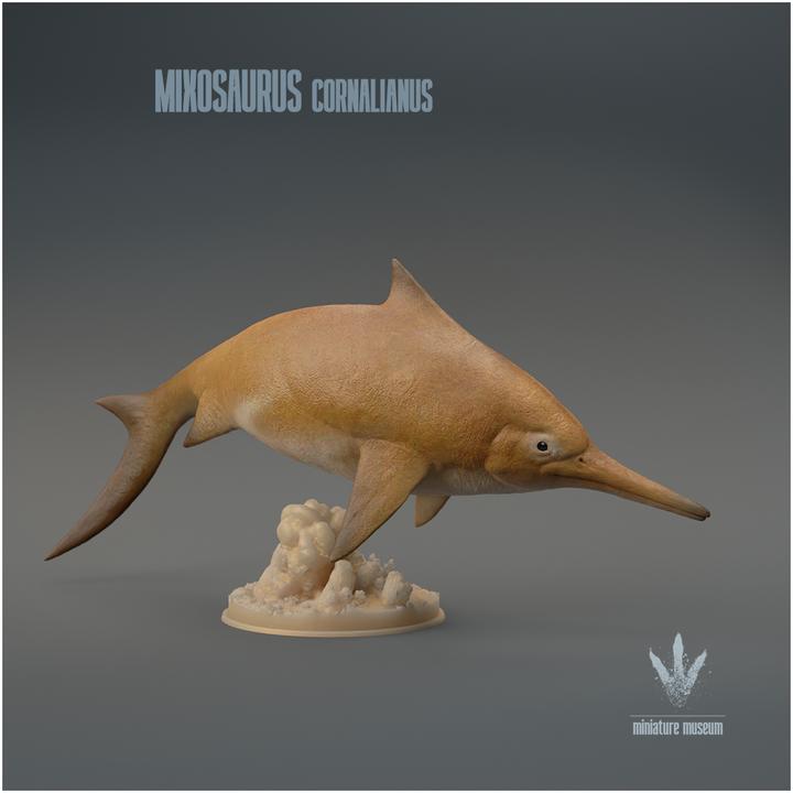Mixosaurus cornalianus - UNPAINTED - Miniature Museum