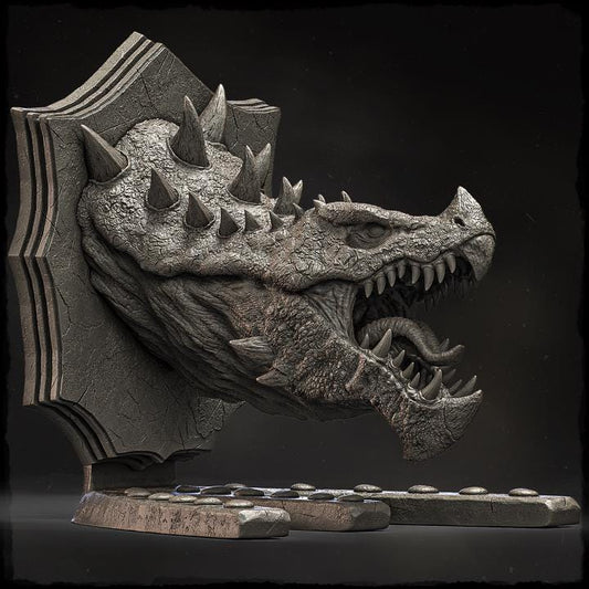 Taldragar (head trophy) - UNPAINTED - Evox Arts