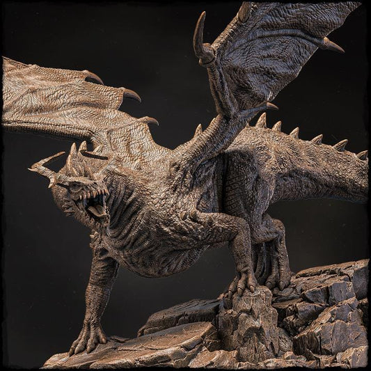 South European Dragon - UNPAINTED - Evox Arts