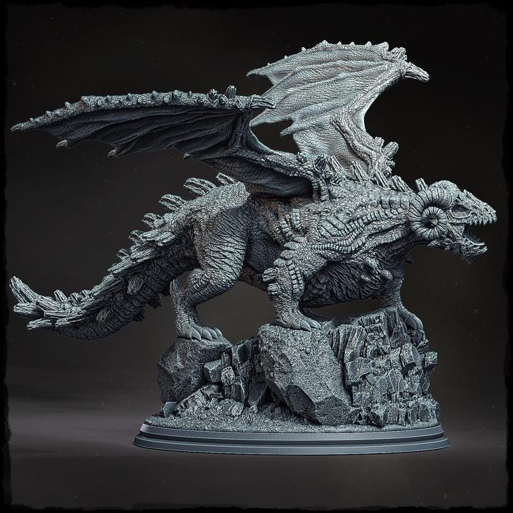 Icelandic Dragon - UNPAINTED - Evox Arts