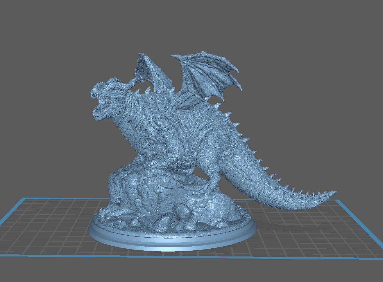 Bloatwing, the Fat Dragon - UNPAINTED - Evox Arts