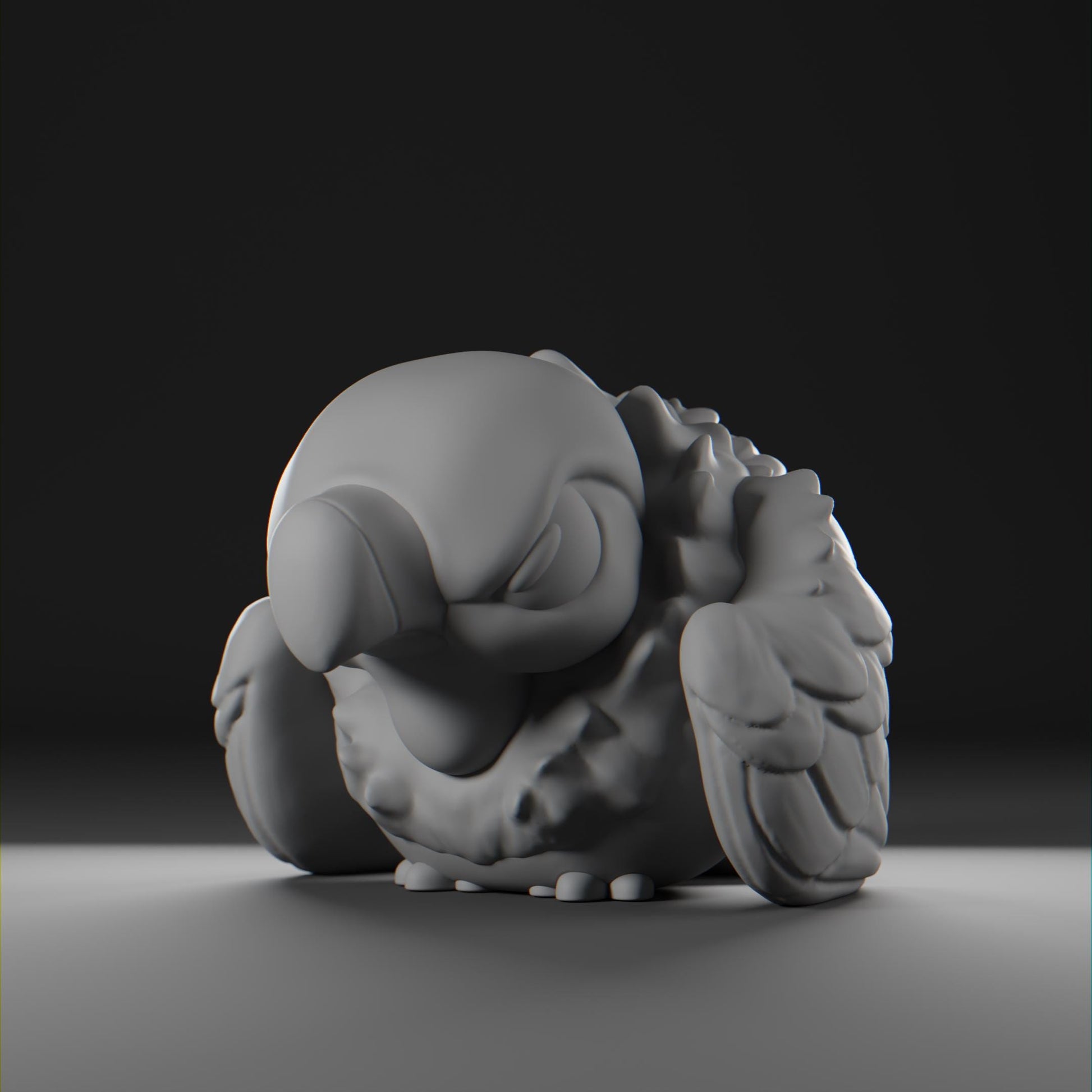 Vulturii - UNPAINTED - Grumpii Art Toy