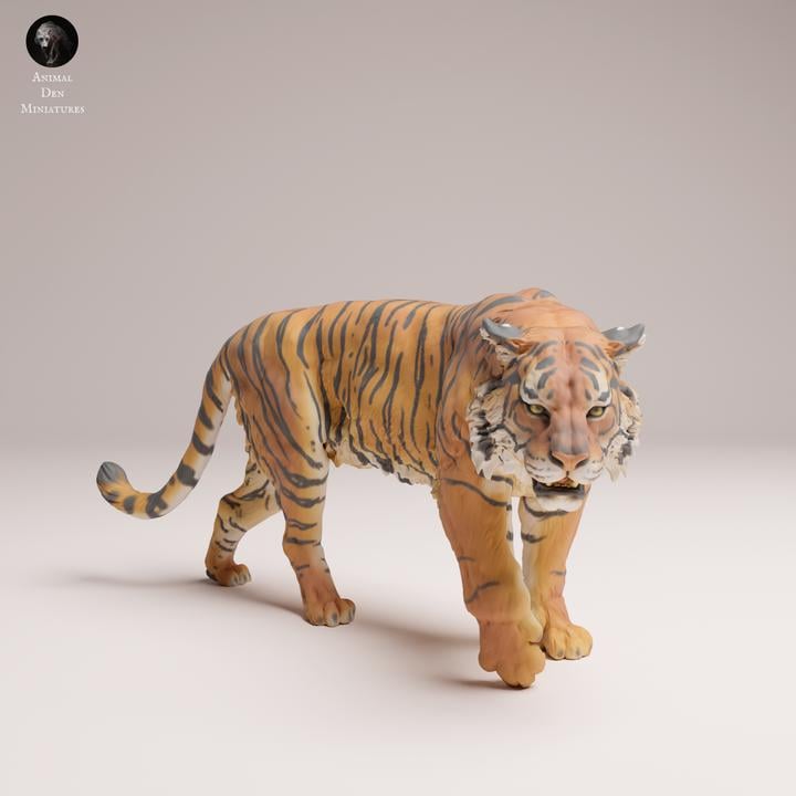 Sumartan Tiger - UNPAINTED - Animal Den Miniatures