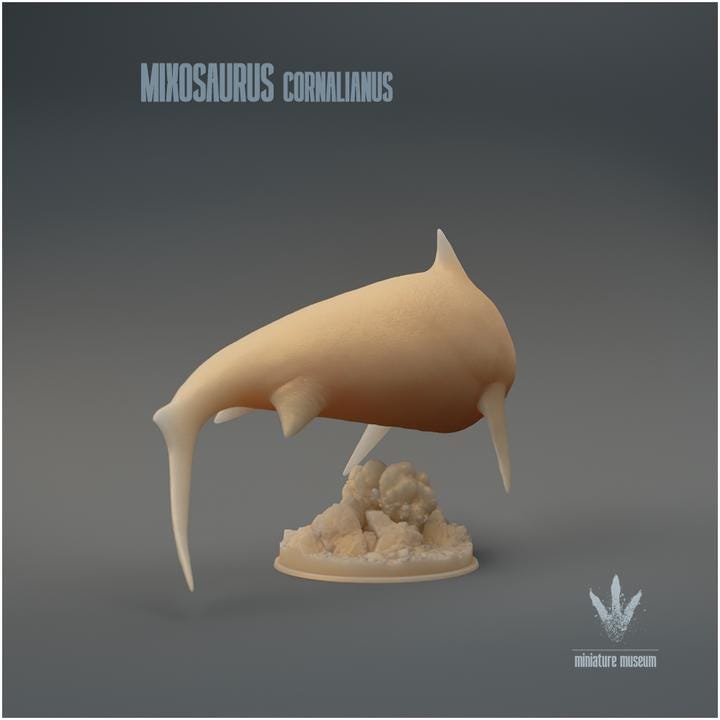 Mixosaurus cornalianus - UNPAINTED - Miniature Museum