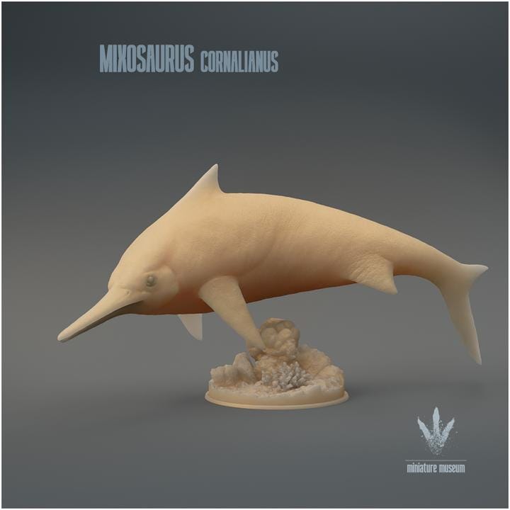 Mixosaurus cornalianus - UNPAINTED - Miniature Museum