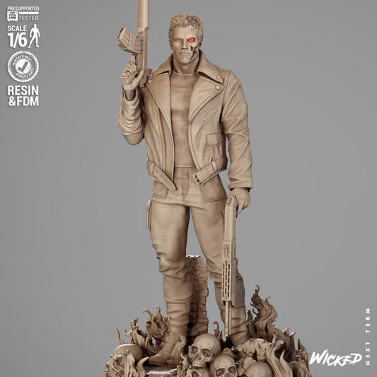 Terminator 1 - UNPAINTED FAN ART - Wicked 3D Models