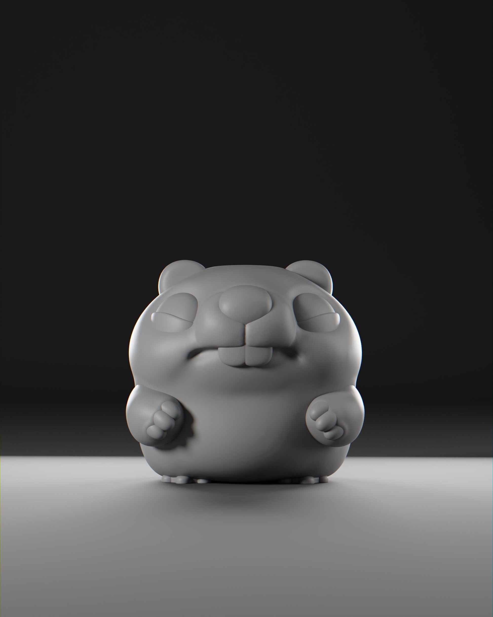 Timbii - UNPAINTED - Grumpii Art Toy