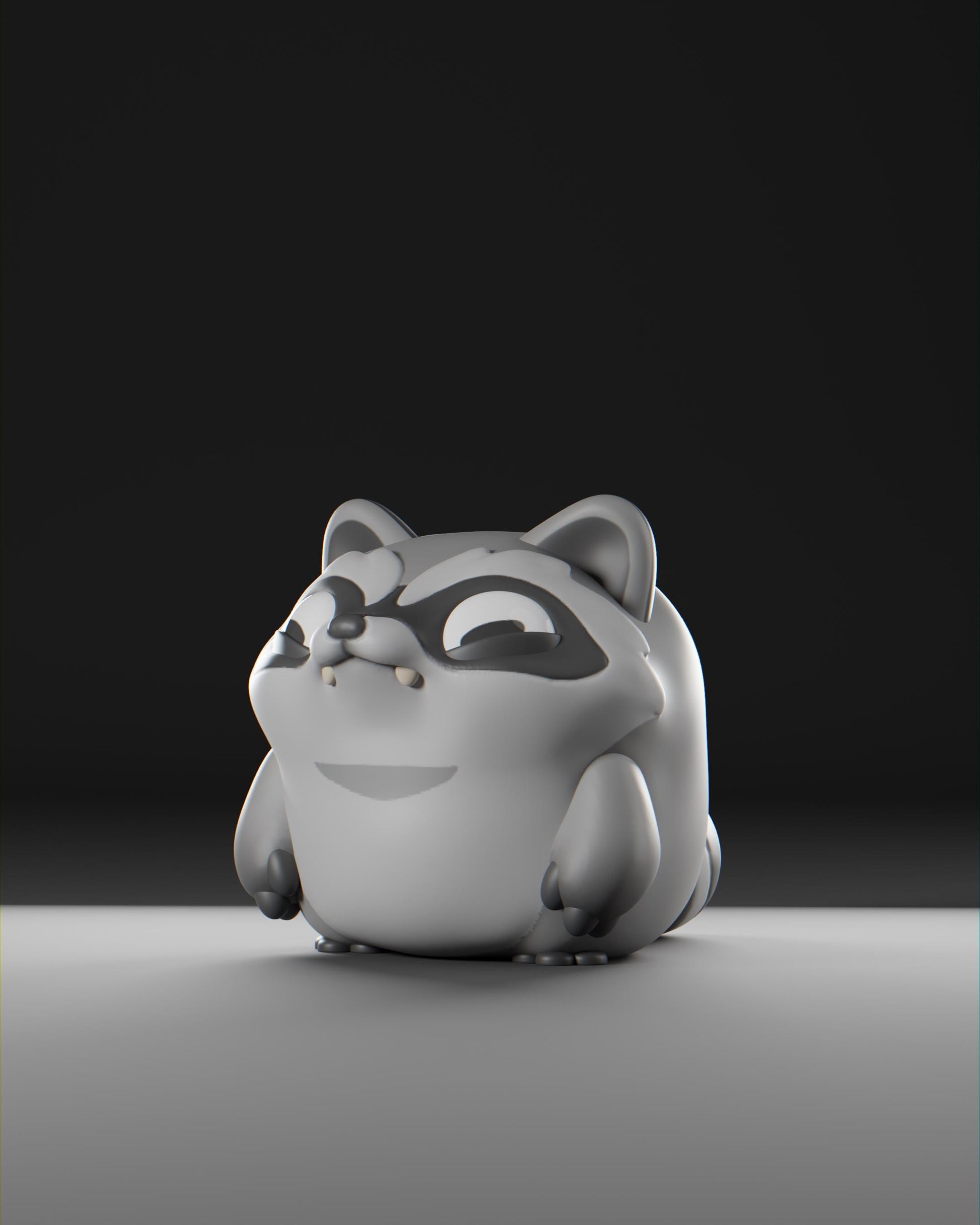 Trashii - UNPAINTED - Grumpii Art Toy