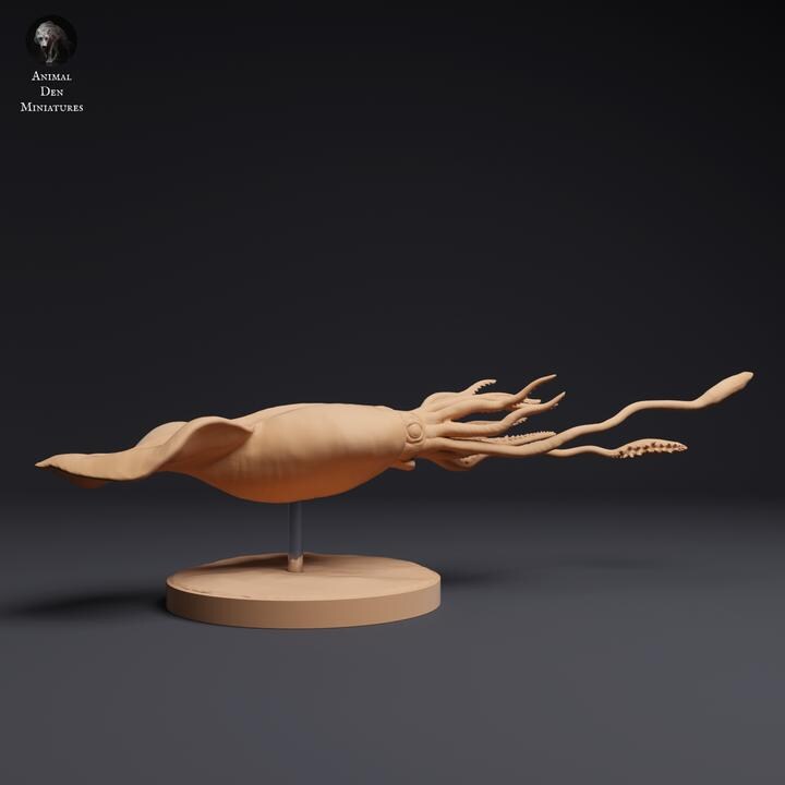 Colossal Squid - UNPAINTED - Animal Den Miniatures