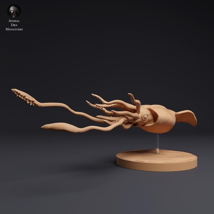 Colossal Squid - UNPAINTED - Animal Den Miniatures