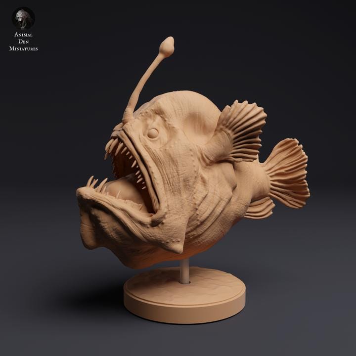 Humpback Anglerfish - UNPAINTED - Animal Den Miniatures