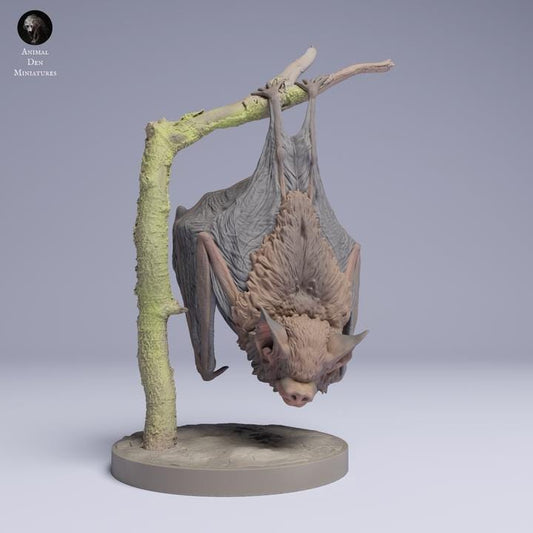 Kitti's Hog-Nosed (Bumblebee) Bat - UNPAINTED Figurine -Animal Den Miniatures