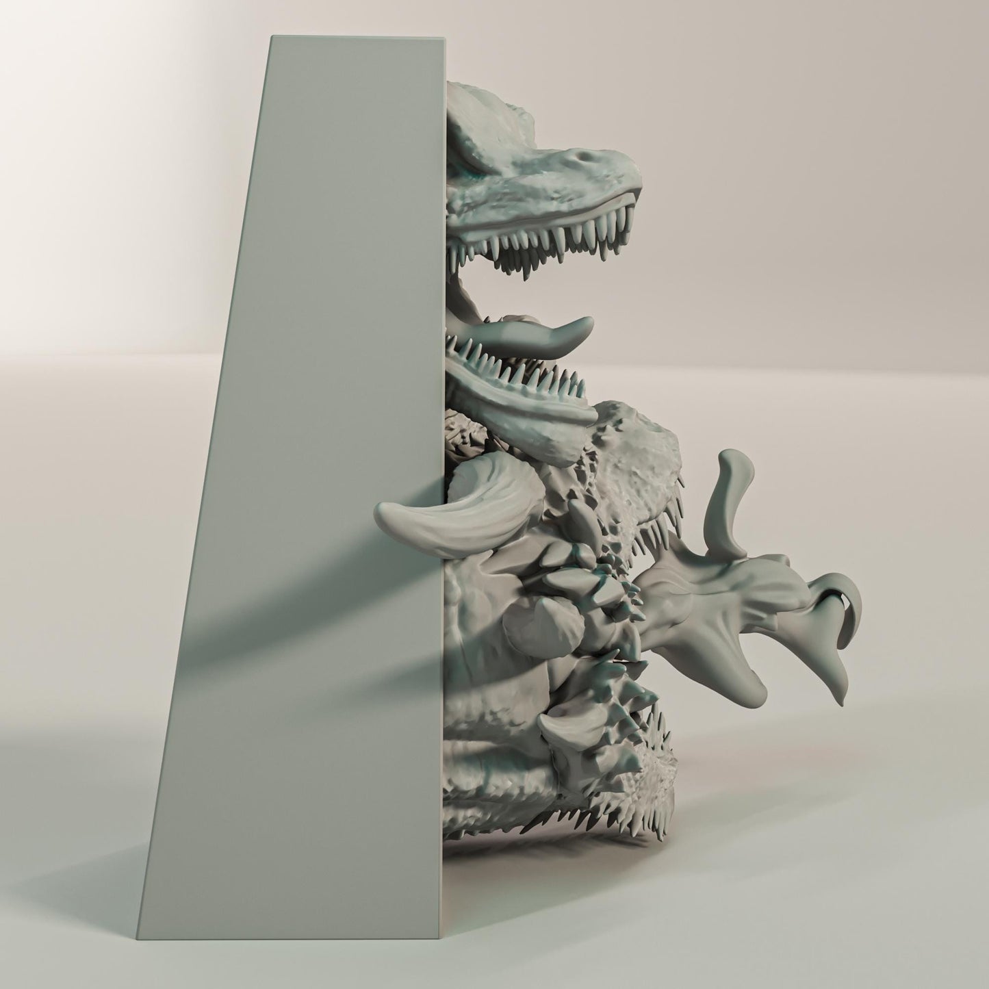 Drogon Inspired Fan Art Mini Book Nook - UNPAINTED - Treddigineer