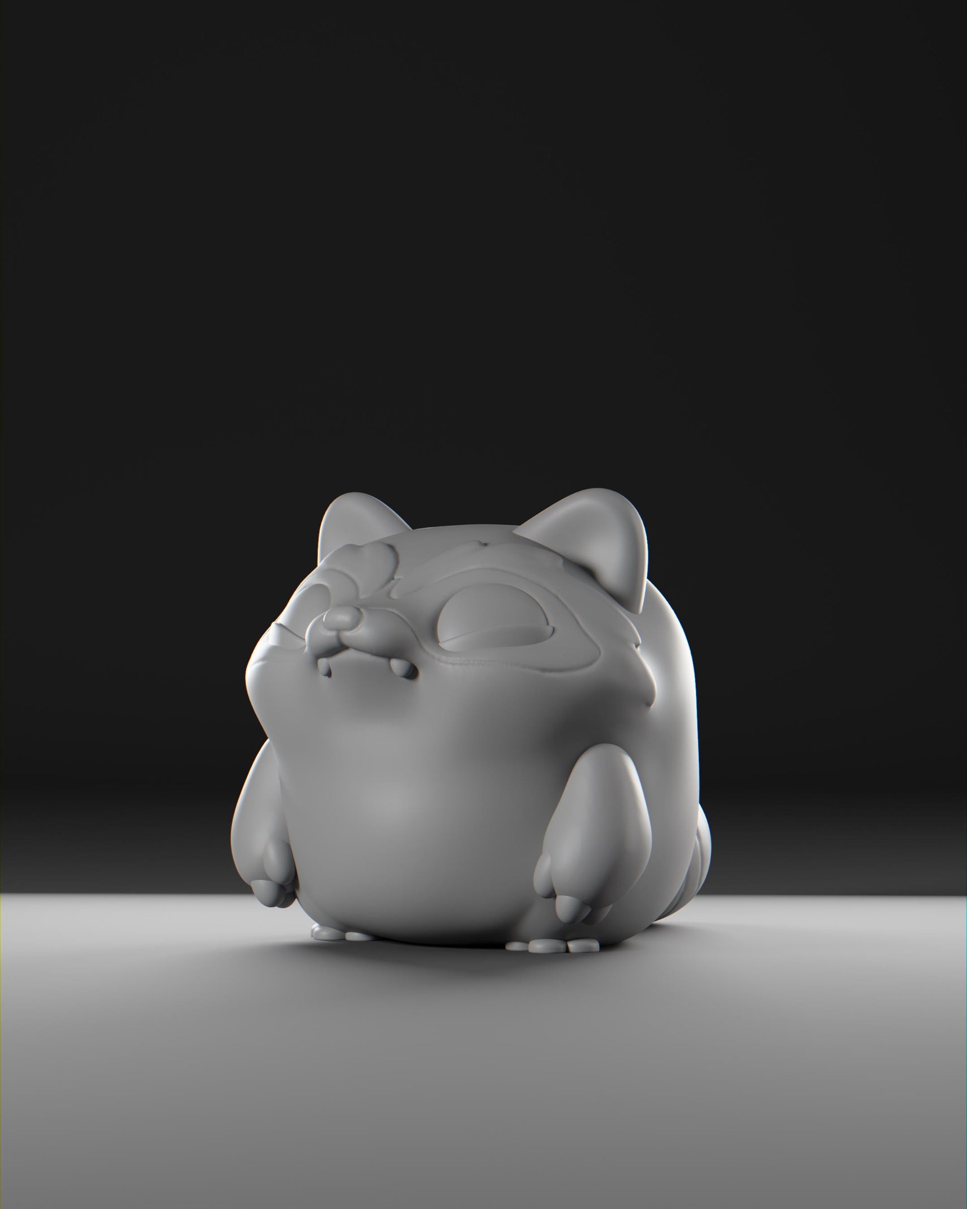 Trashii - UNPAINTED - Grumpii Art Toy