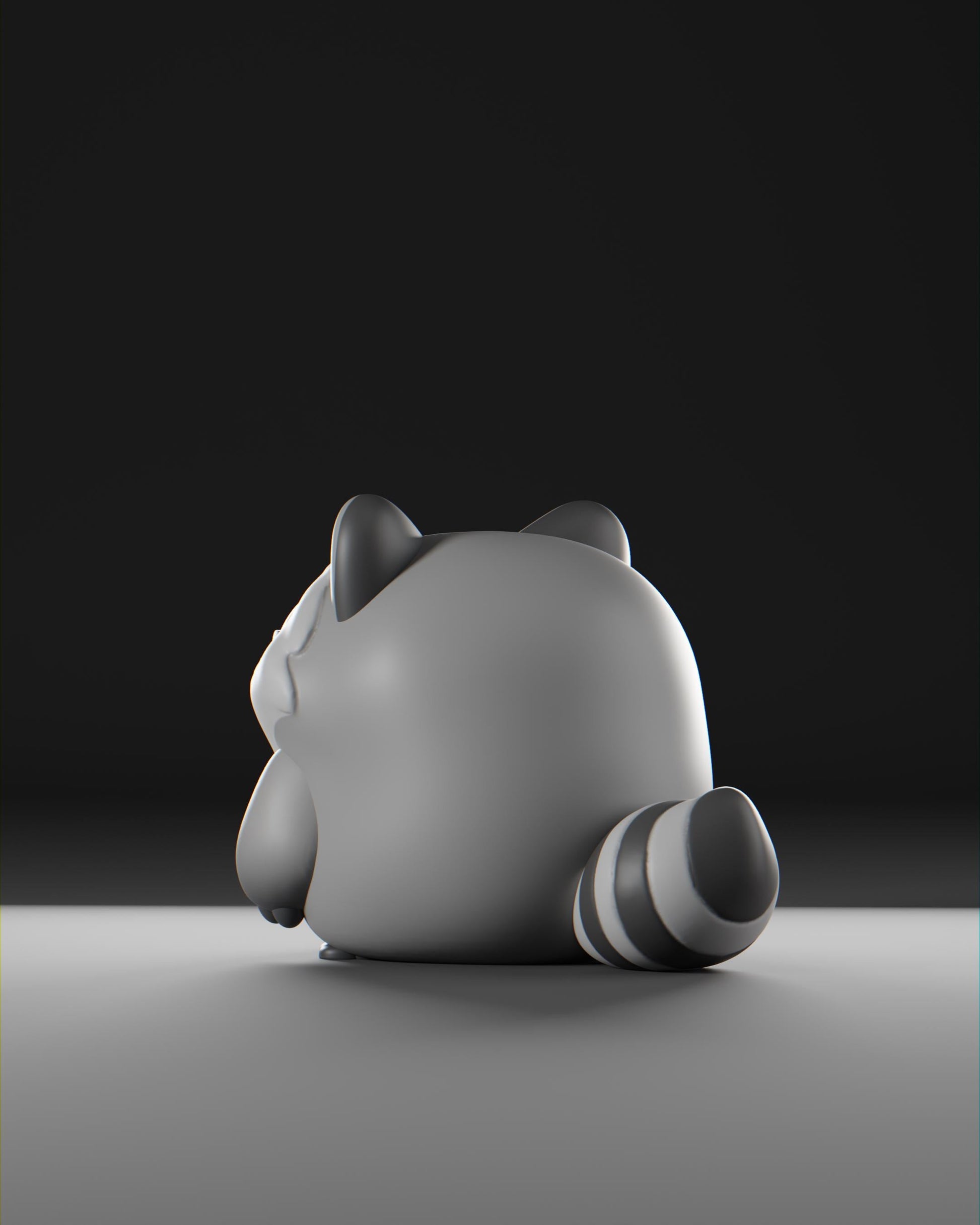 Trashii - UNPAINTED - Grumpii Art Toy