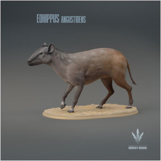 Eohippus angustidens Walking - UNPAINTED 3D Figurine - Miniature Museum