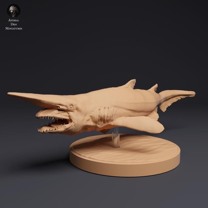 Goblin Shark Hunt - UNPAINTED - Animal Den Miniatures