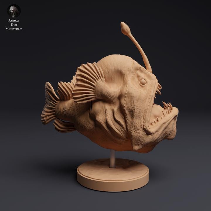 Humpback Anglerfish - UNPAINTED - Animal Den Miniatures
