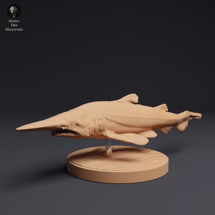 Goblin Shark - UNPAINTED - Animal Den Miniatures