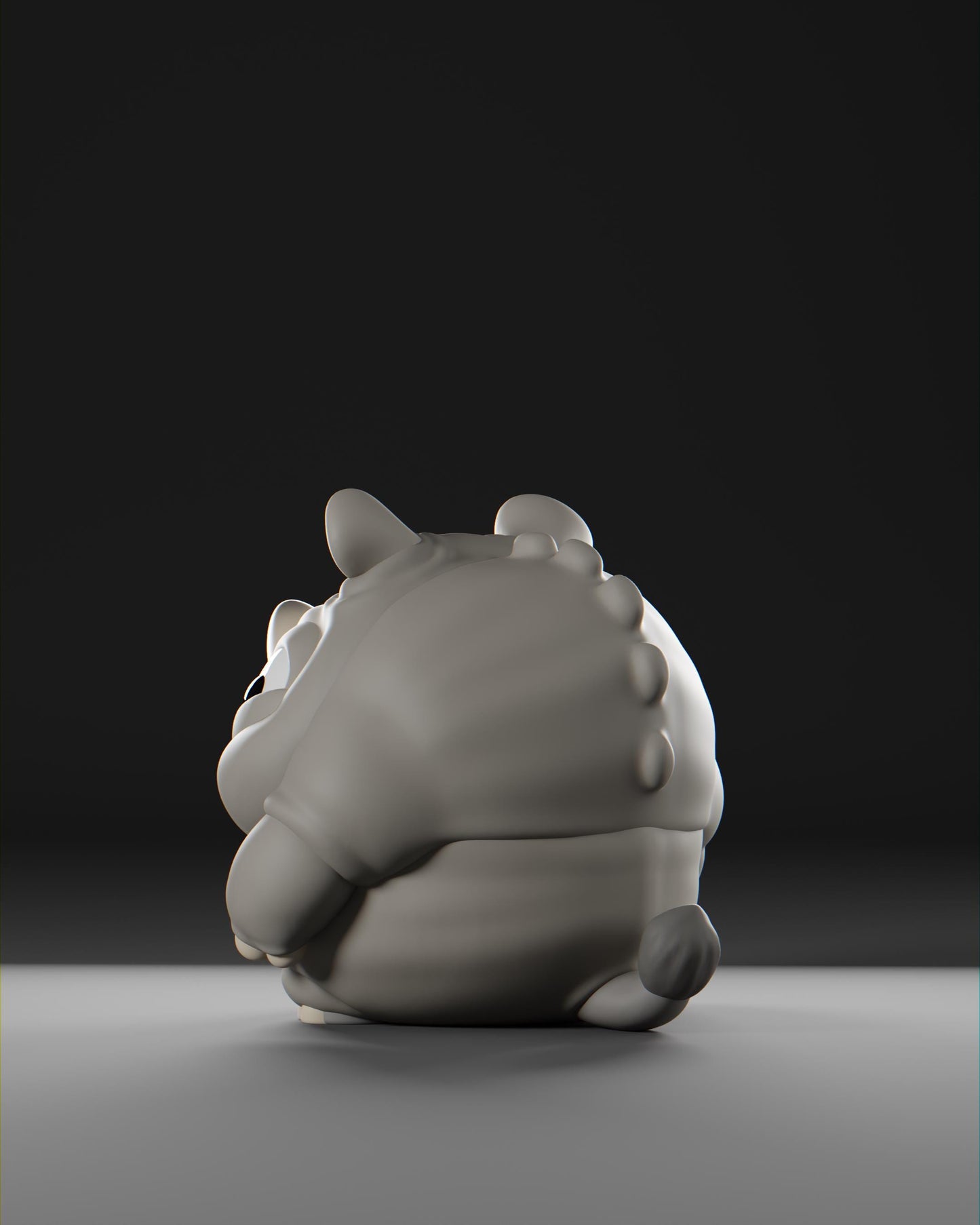 Rhiino - UNPAINTED - Grumpii Art Toy