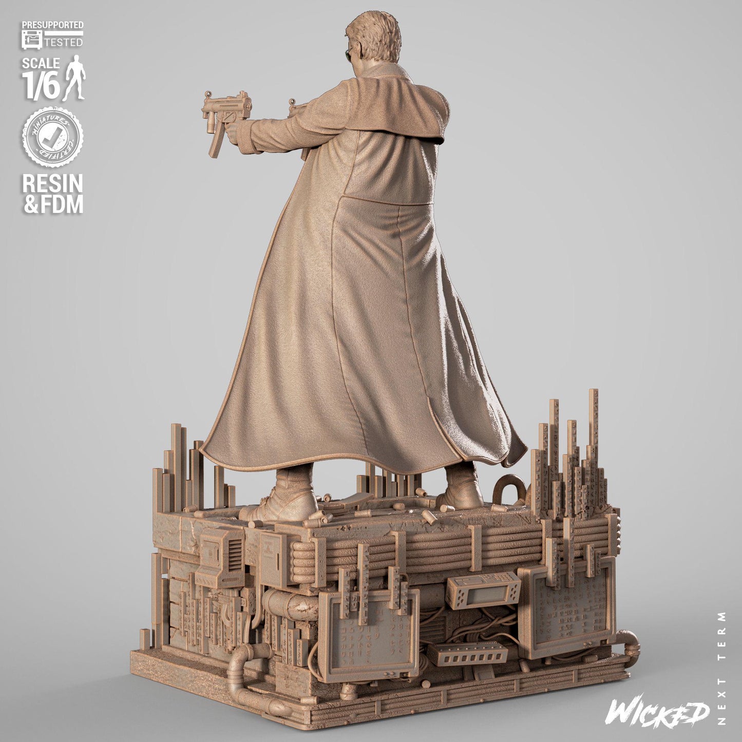 Neo Sculpture - UNPAINTED FAN ART - Wicked 3D Models