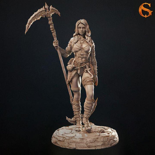 Decapatrix Unmasked, Female Human Executioner - UNPAINTED - SolGood Creations