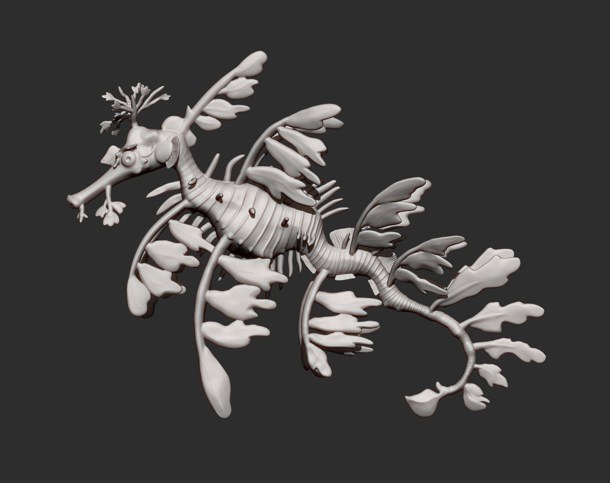 Leafy Sea Horse - UNPAINTED - Alexander3dart