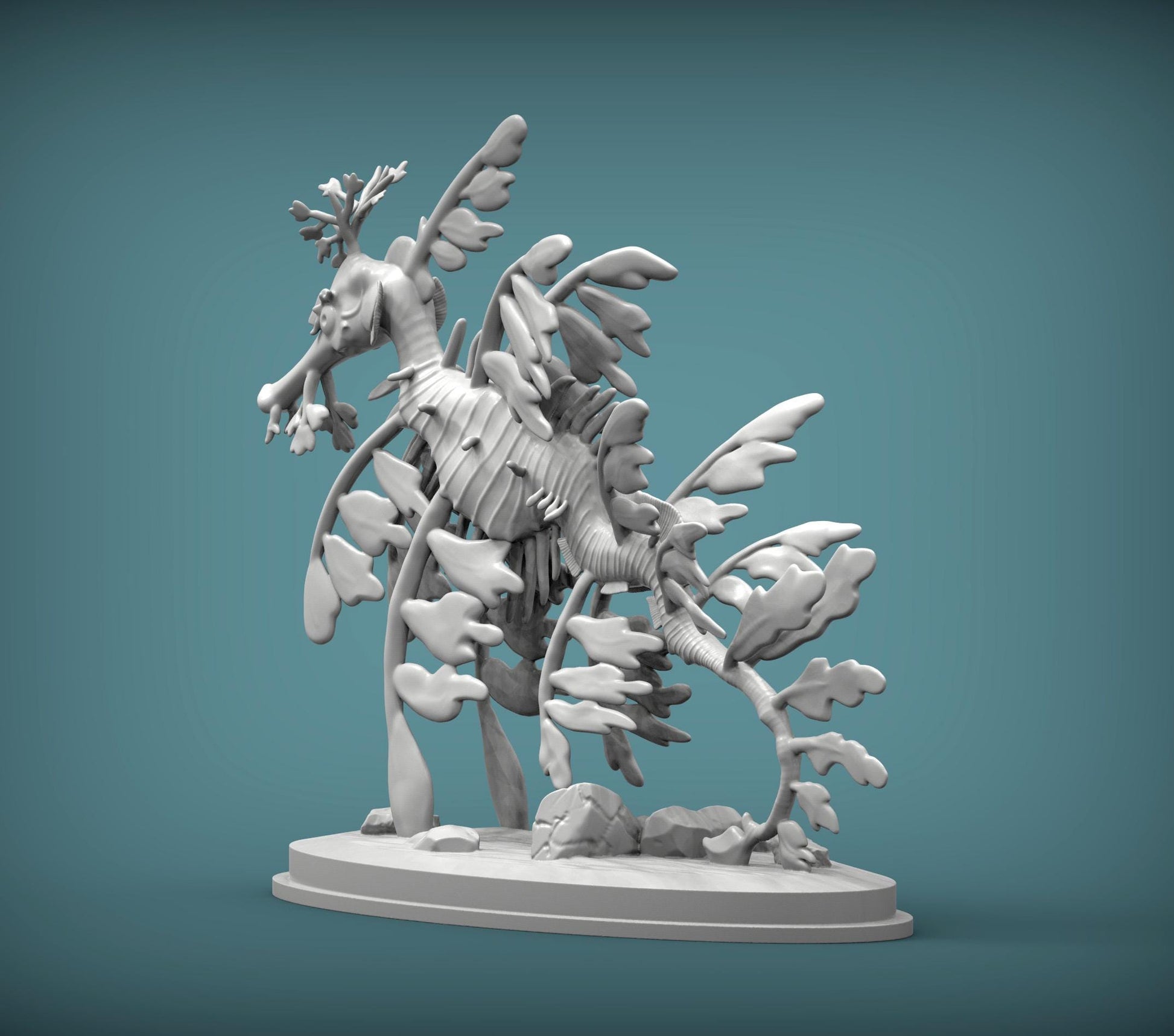 Leafy Sea Horse - UNPAINTED - Alexander3dart