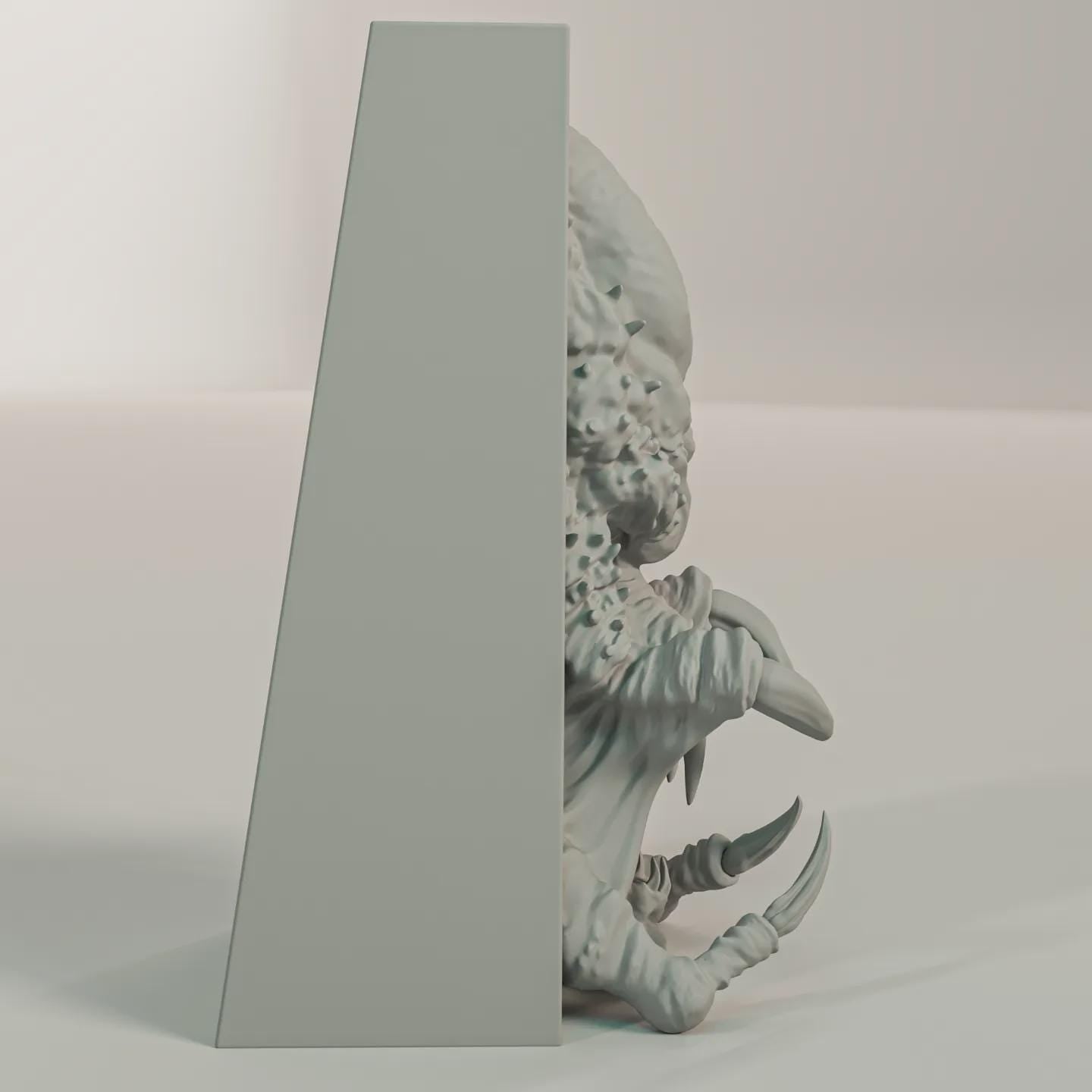 Predator Inspired Fan Art Mini Book Nook - UNPAINTED - Treddigineer