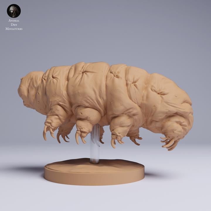 Tardigrade (Water Bear) - UNPAINTED Figurine - Animal Den Miniatures