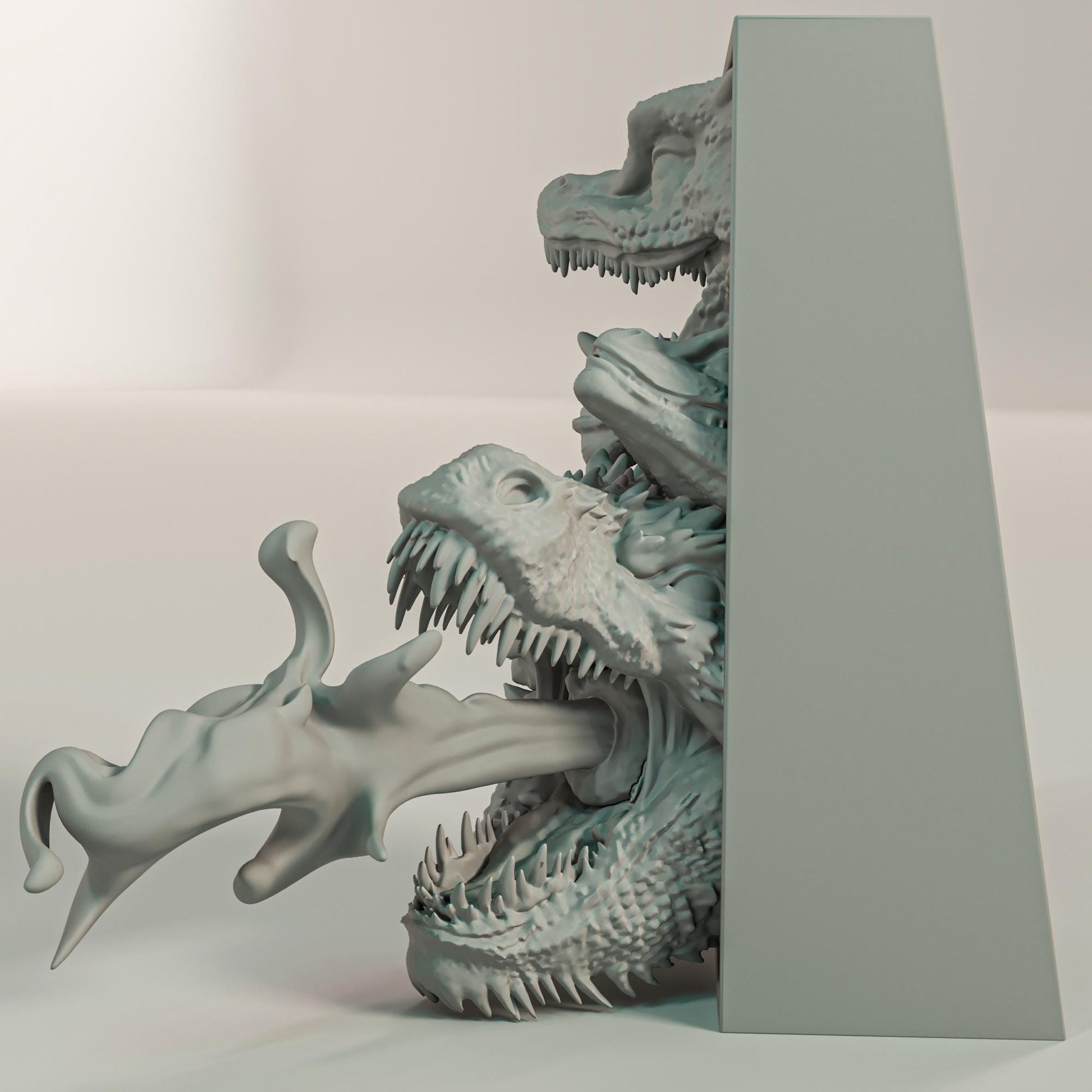 Drogon Inspired Fan Art Mini Book Nook - UNPAINTED - Treddigineer