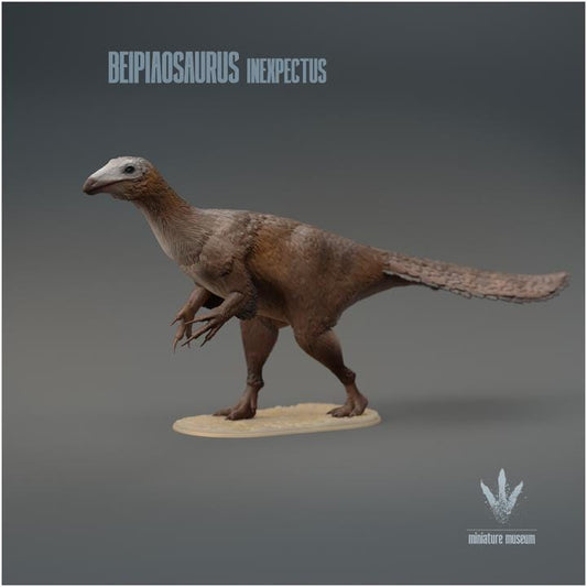 Beipiaosaurus inexpectus : The Unexpected Therizinosaurid - UNPAINTED 3D Figurine - Miniature Museum