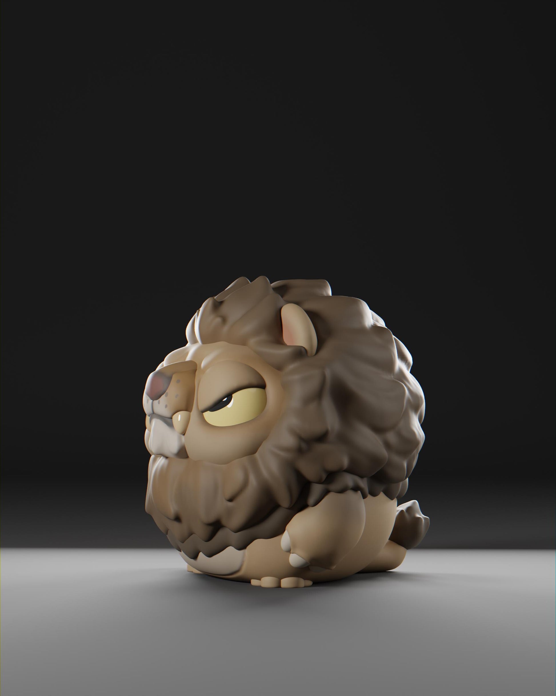 Liion - UNPAINTED - Grumpii Art Toy