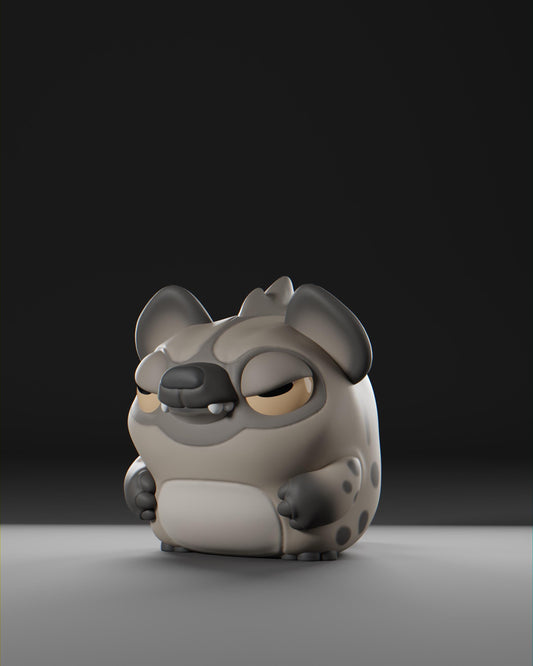 Hyenii - UNPAINTED - Grumpii Art Toy