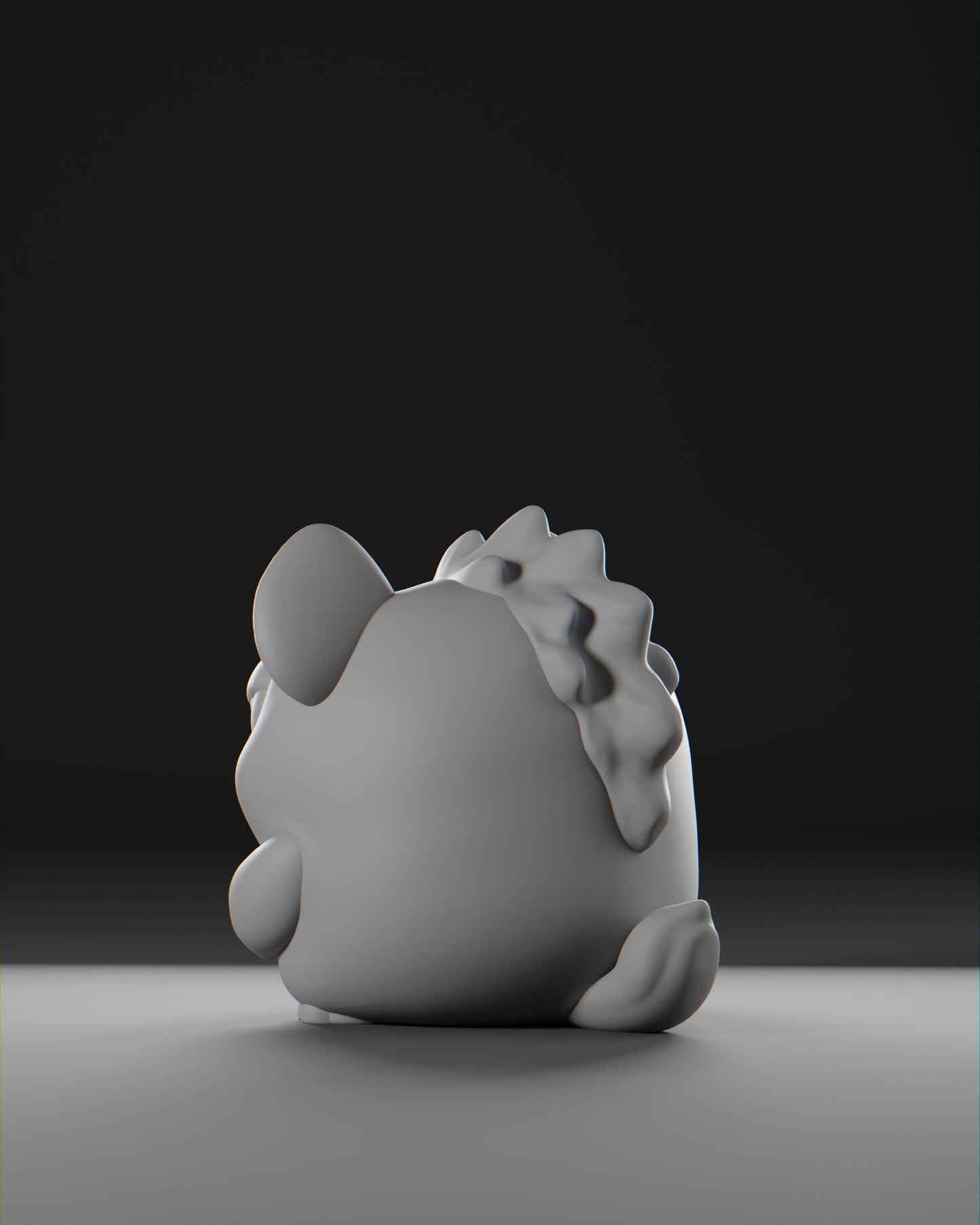 Hyenii - UNPAINTED - Grumpii Art Toy