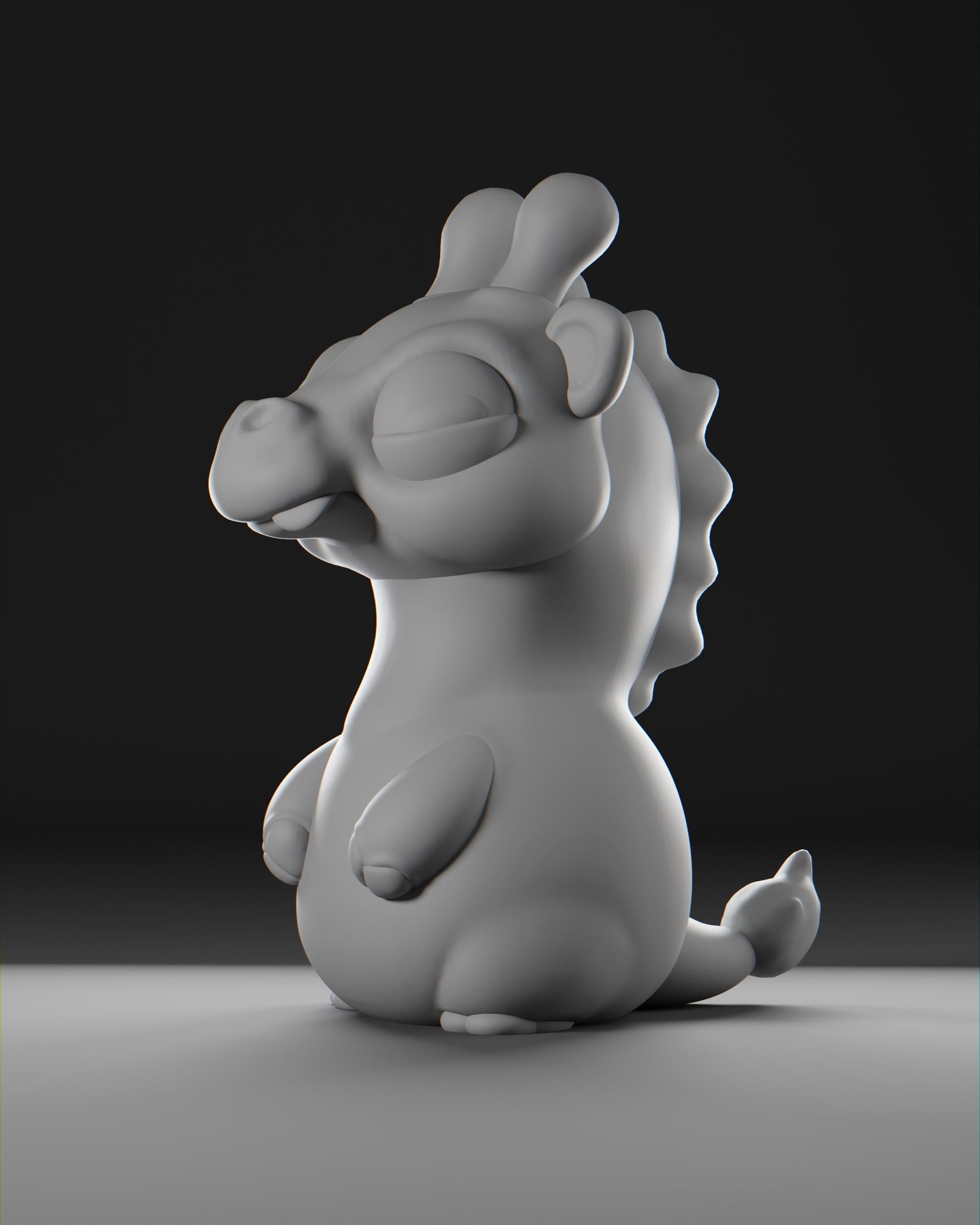 Raffii - UNPAINTED - Grumpii Art Toy